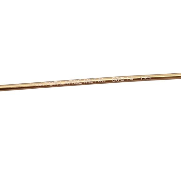 RAY-BAN SUNGLASSES AVIATOR POLARIZED LARGE METAL GOLD FRAMES UNISEX READ - Picture 9 of 10